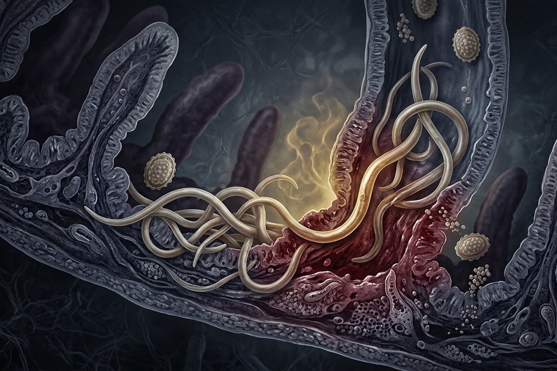 Askaridose mit intestinalen Komplikationen — medizin.studio
