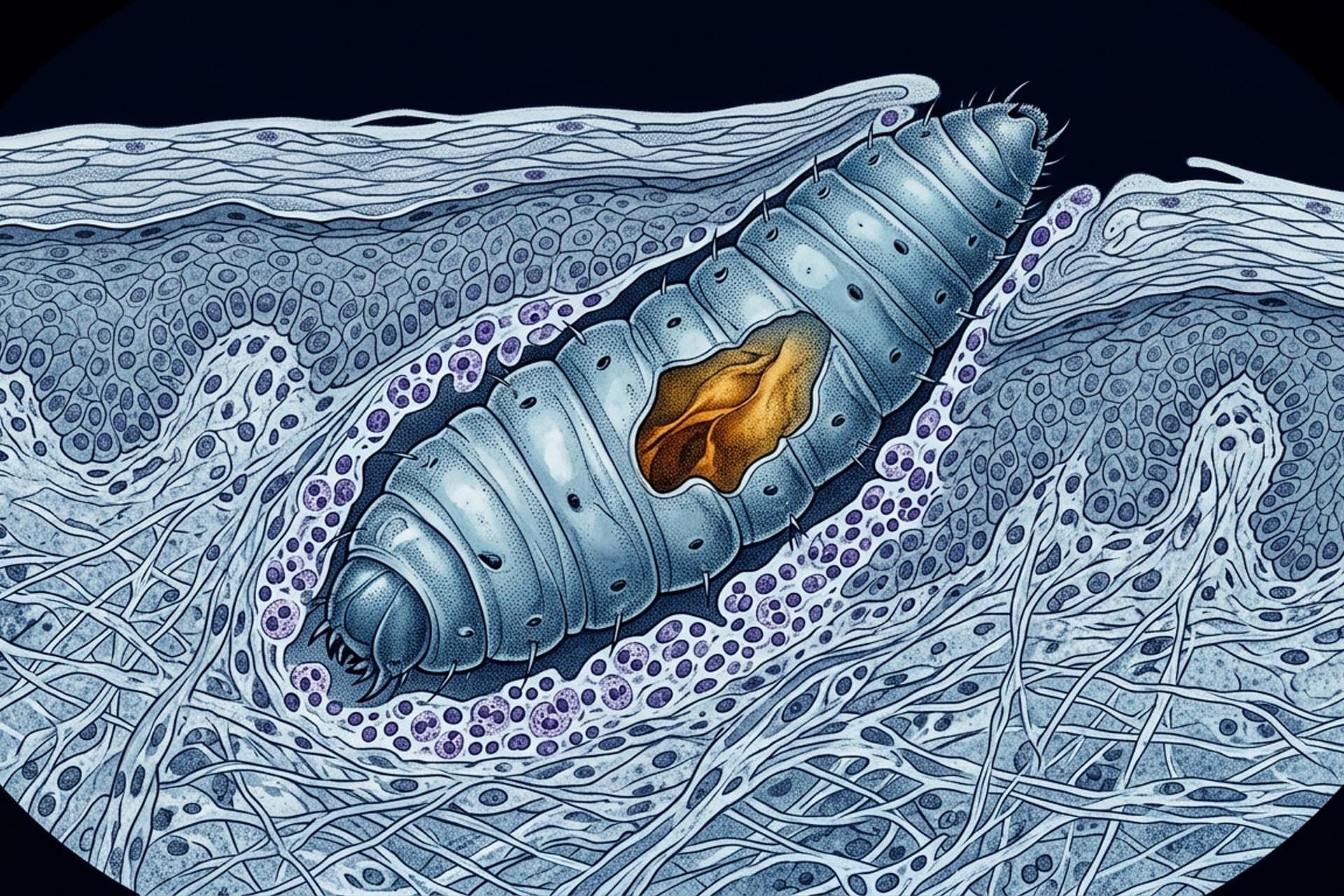 Myiasis an anderen Stellen — medizin.studio