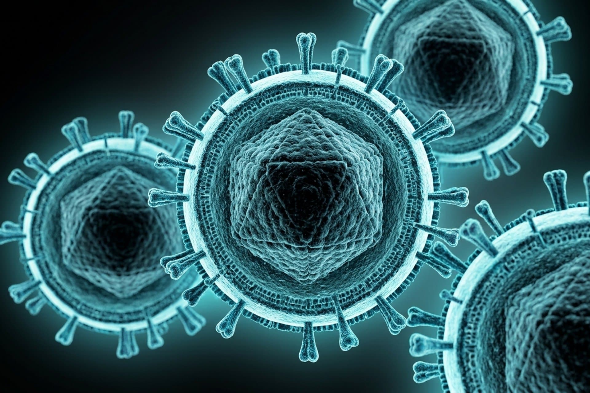 Dermatitis vesicularis, die durch Herpesviren verursacht wird — medizin.studio
