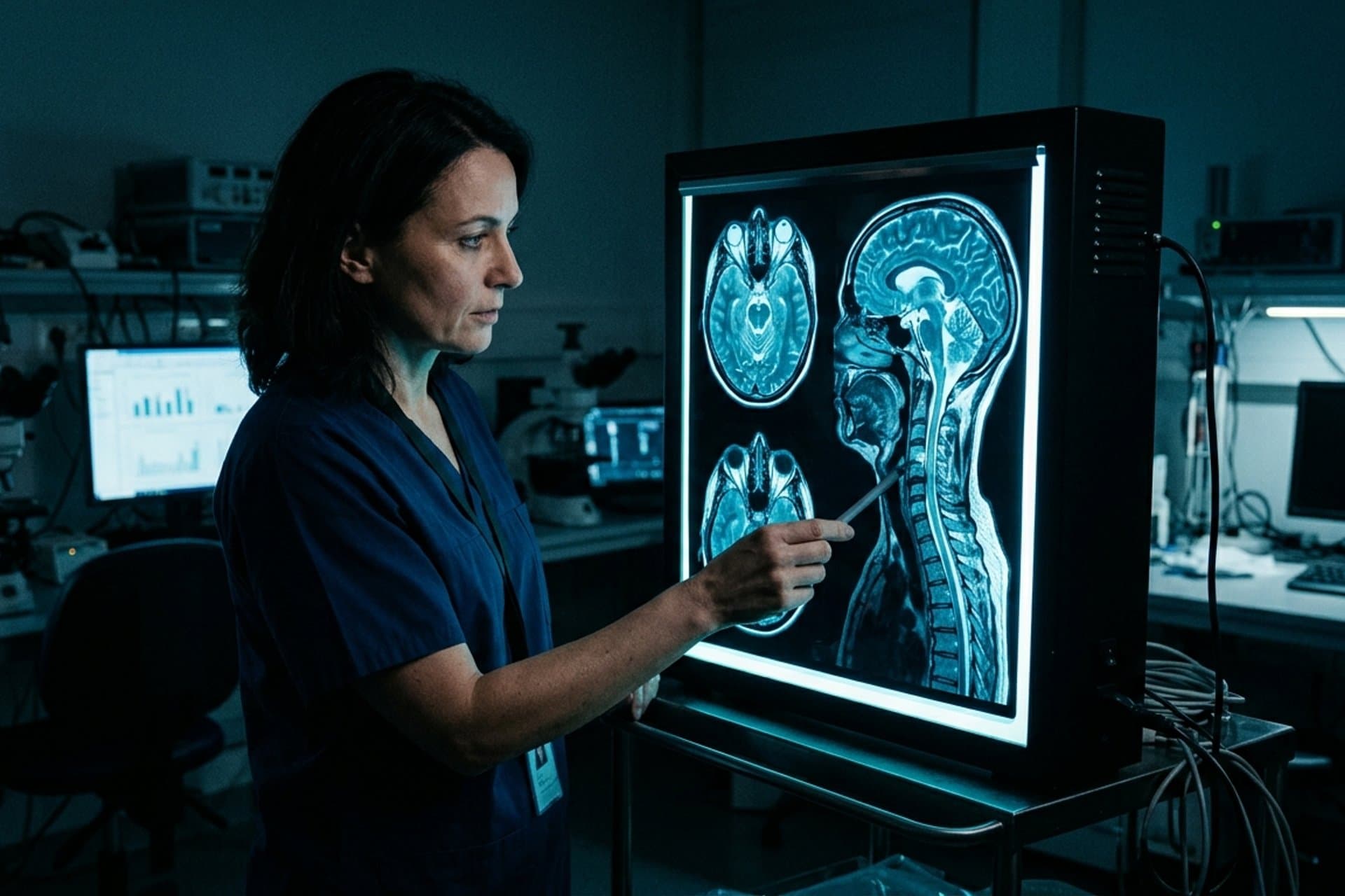 Subakute kombinierte Degeneration des Rückenmarks aufgrund eines Vitamin-B12-Mangels — medizin.studio