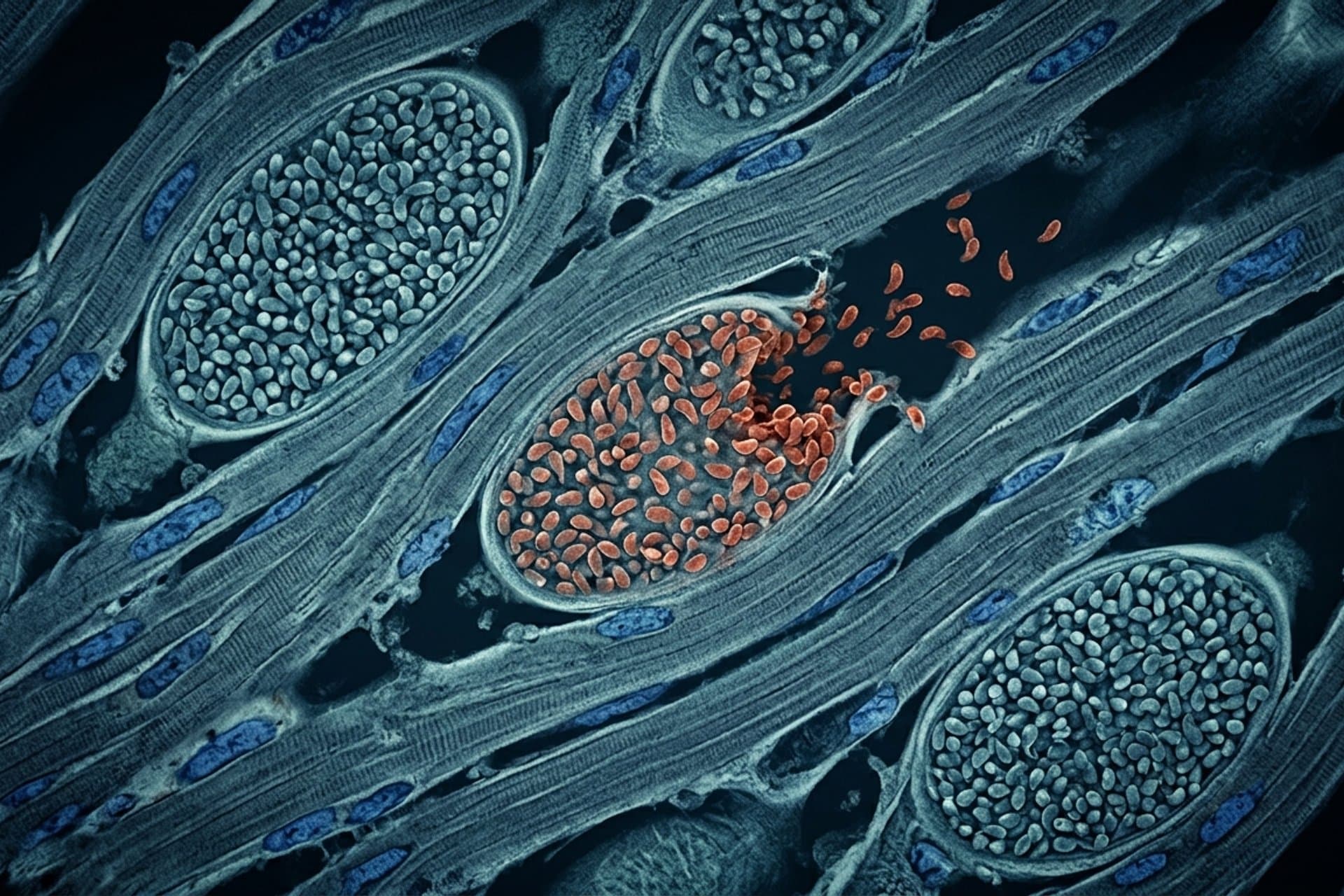 Toxoplasmosen mit Beteiligung sonstiger Organe — medizin.studio